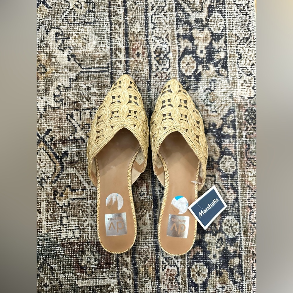 DV by Dolce Vita Metallic Gold Mules